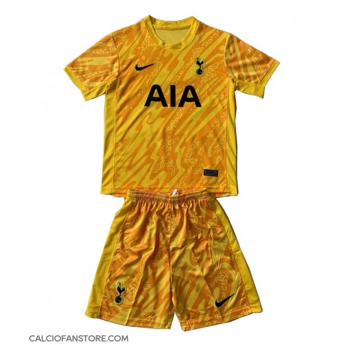 Maglia Calcio Tottenham Hotspur Portiere Prima Divisa Bambino 2024-25 Manica Corta (+ pantaloncini)